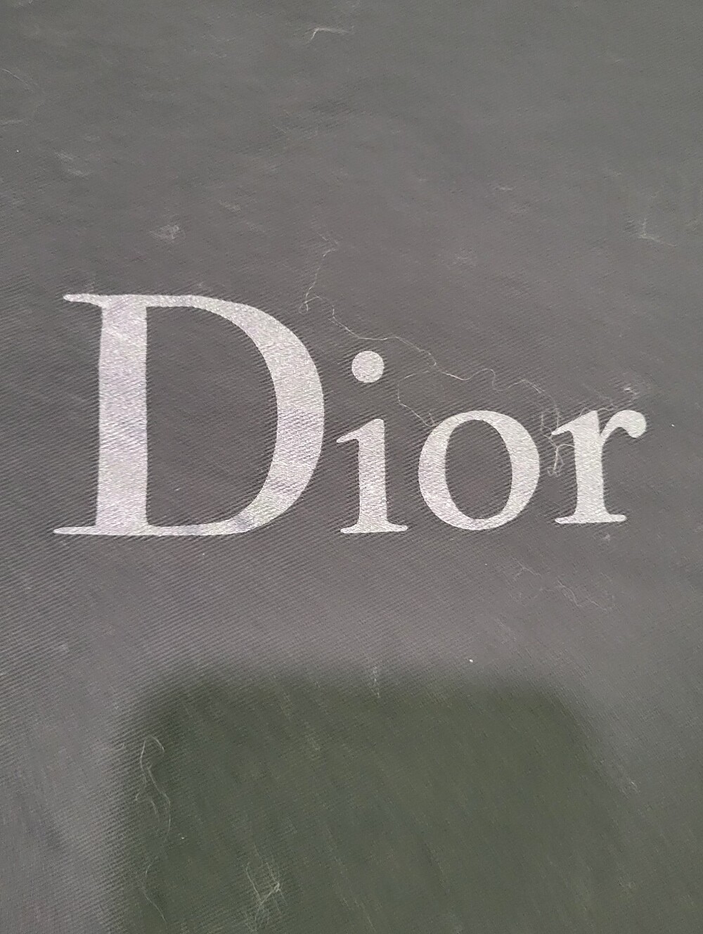 Dior Drawstring Logo Wallet Dust Bag Black - Picture 2 of 6